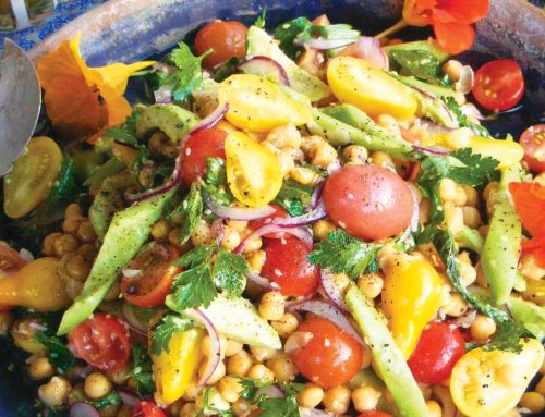Chickpea, Heirloom Tomato & Avocado Salad